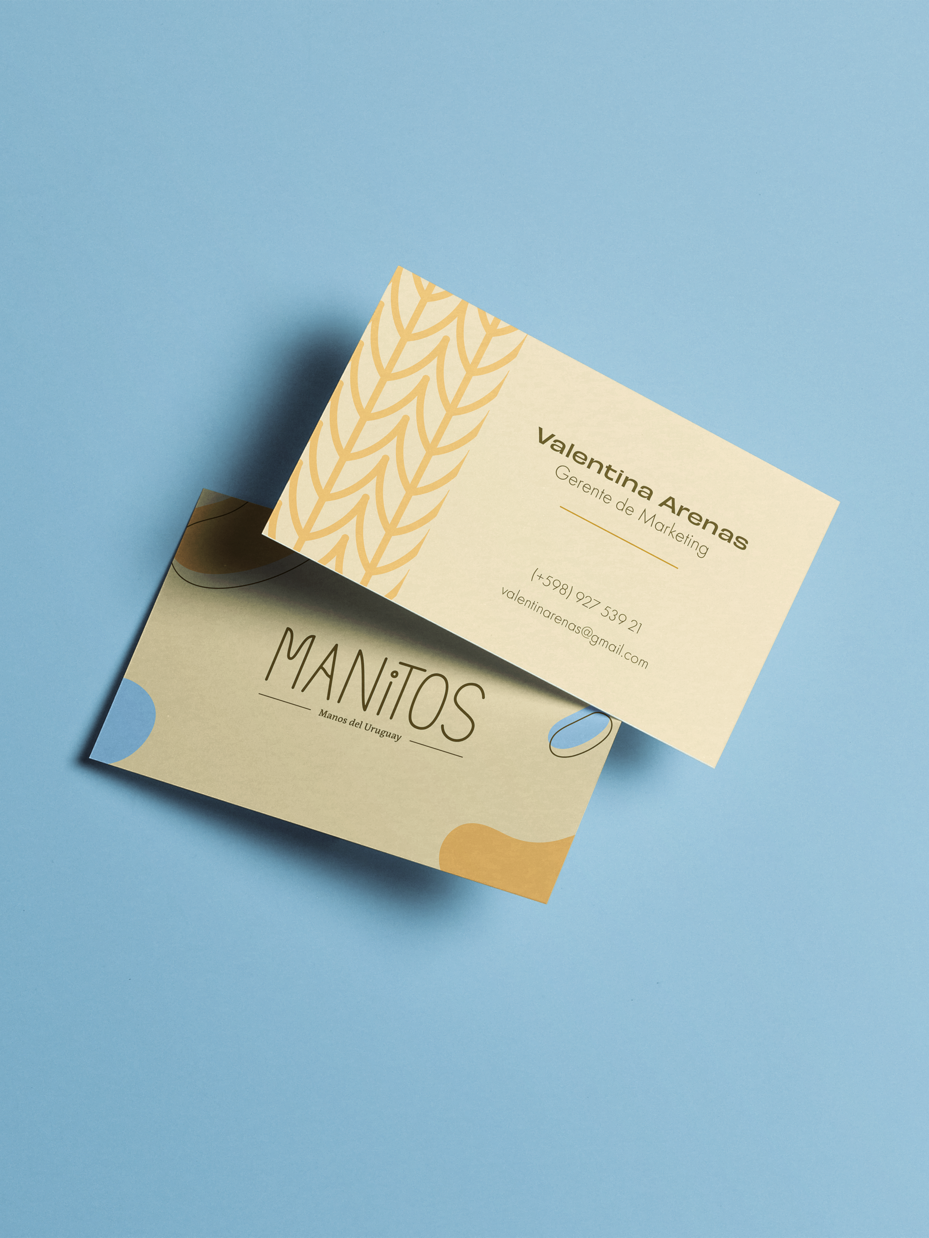 Manitos brand card variation